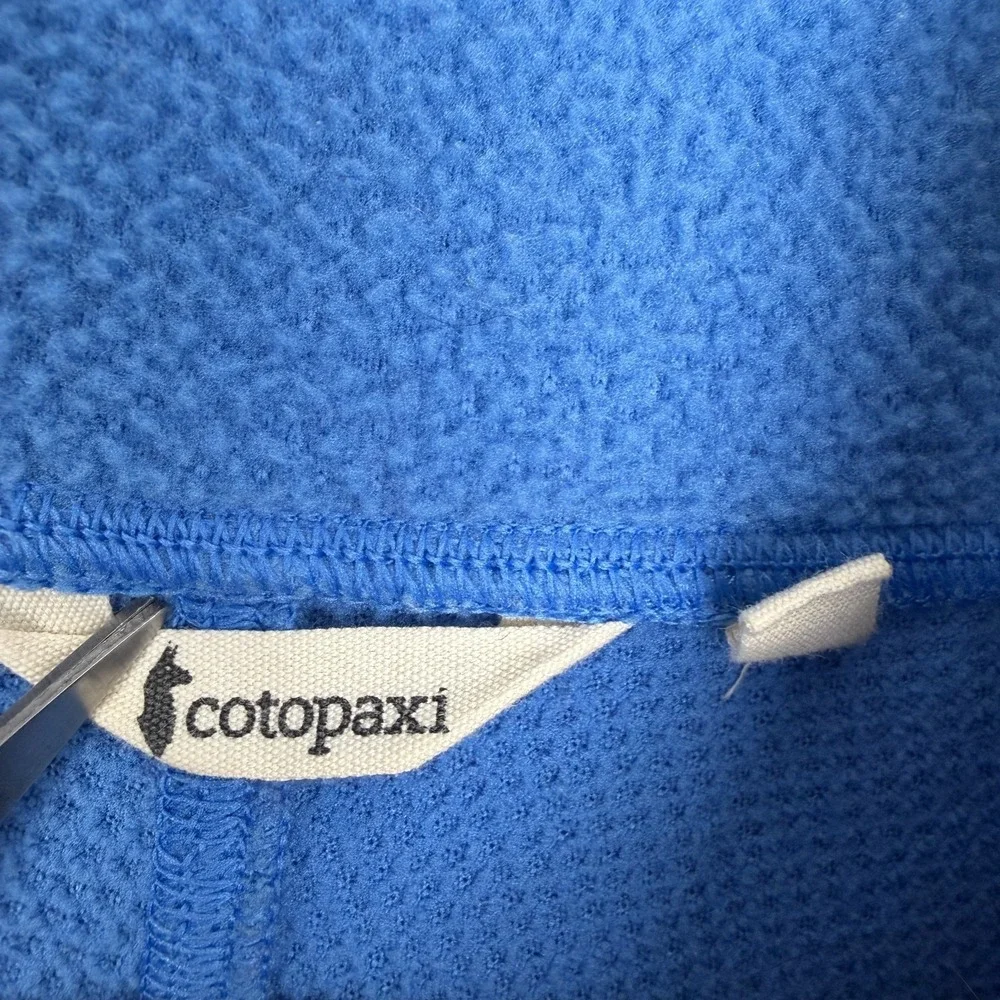 Cotopaxi Abrazo Half Zip Fleece Womens XL Blue Outdoors Hiking Ski Colorblock - Picture 8 of 13